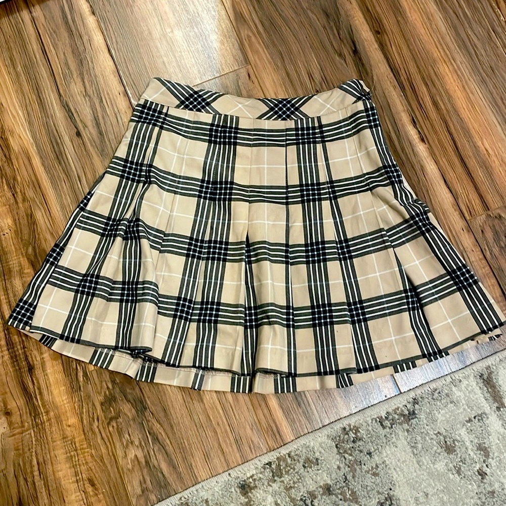 Pleated Neutrals Skirt